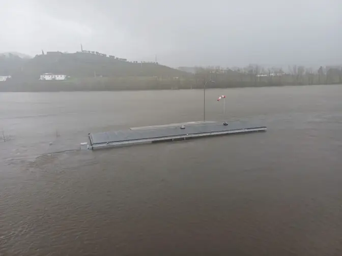 Cheias em Peso da Régua